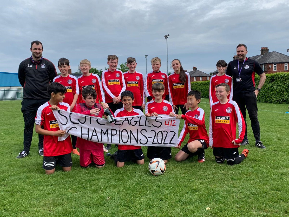 Congratulations to Sale Communities Junior FC Under 12 Eagles, who recently won the league and narrowly missed out in the cup final, losing on penalties.

Here they are celebrating in their Malcolm Hughes sponsored kit!

malcolmhughes.co.uk/2022/05/19/sal…

#community #grassrootsfootball
