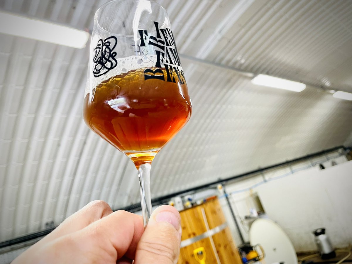 The colour of the wort heading in to the kettle for today’s brew of a brand new Best is pleasing us greatly
