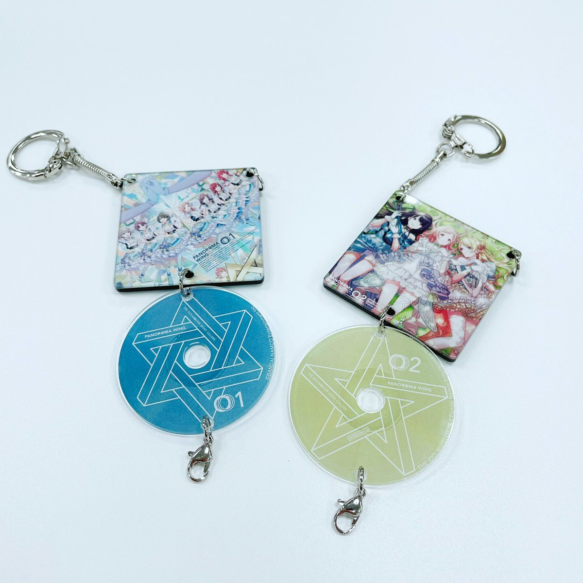 lantis_imasSC's tweet photo. 【THE IDOL M@STER SHINY COLORS PANOR@MA WING 02 グッズ紹介】
ジャケットキーホルダー💿
PWシリーズもぜひ集めてくださいね!
販売期間は 5/22(日)23:59まで!
▼ご購入はこちら
ASMART
https://t.co/1dkzp75G6A
アソビストア
https://t.co/XrL2TgvjR8
#シャニマス #idolmaster #PW02 https://t.co/MQ3UP72fl0