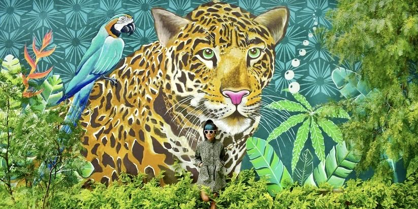 SbastienMlires1's tweet photo. “Mo” Vásquez es quiteña y sus murales se nutren de la inagotable fuerza de la Amazonía ecuatoriana.

A través del arte expresa su mundo de colores, resalta la importancia de  la naturaleza y la belleza que hay en cada planta y animal. Su autenticidad inspira. https://t.co/fMqOhiGQZl