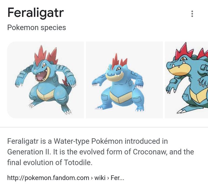 Feraligatrのtwitterイラスト検索結果