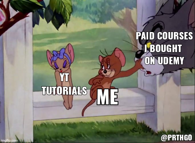 prthgo's tweet photo. Life of every programmer In nutshell 🤭. https://t.co/UO3kvzHzjG