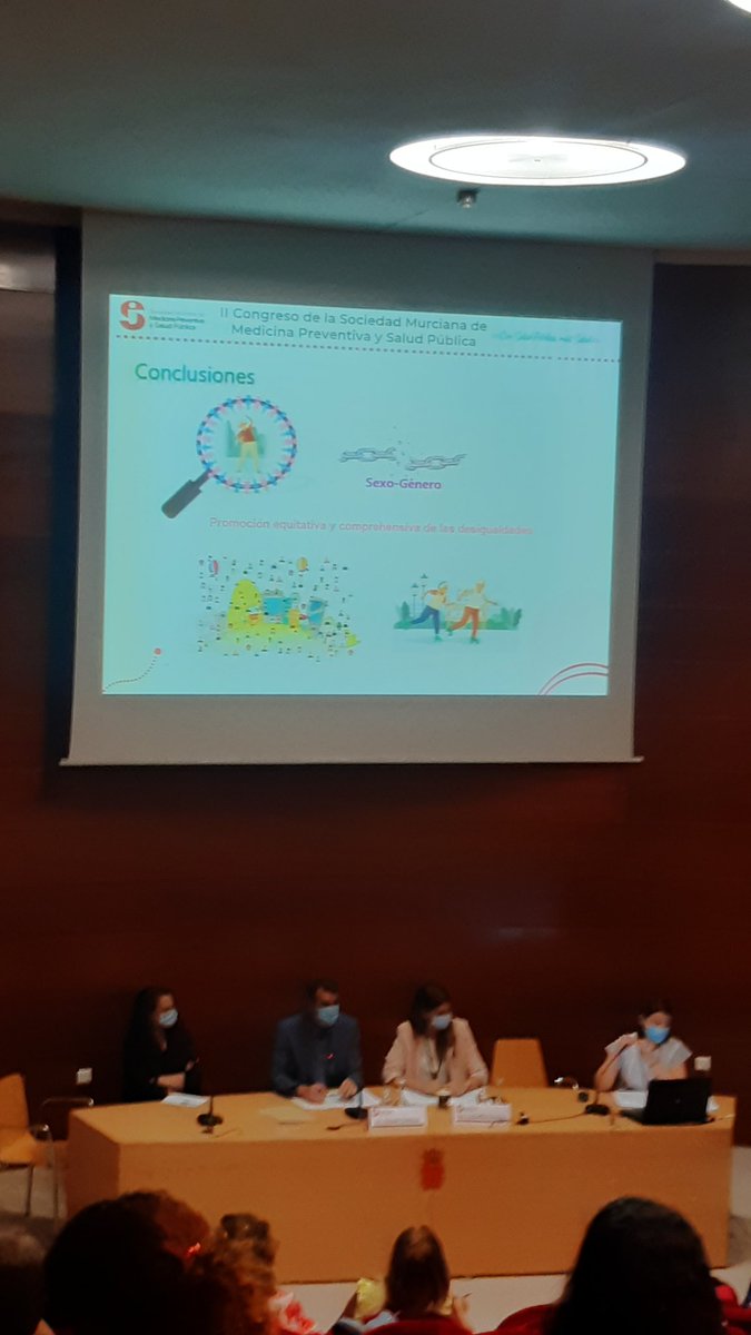 AdelaidaLPolo's tweet photo. #CongresoMPSPRMurcia
✅@Yolanda_yolobe
muestra más evidencia de la importancia de integrar perspectiva de género (y de equidad) en el fomento de la actividad física.
↪♀️ más vulnerables
#ProgramaACTIVA @Murciasalud @Area7ReinaSofia
#Equidad #PromociónSalud https://t.co/U6SrU4TZO3