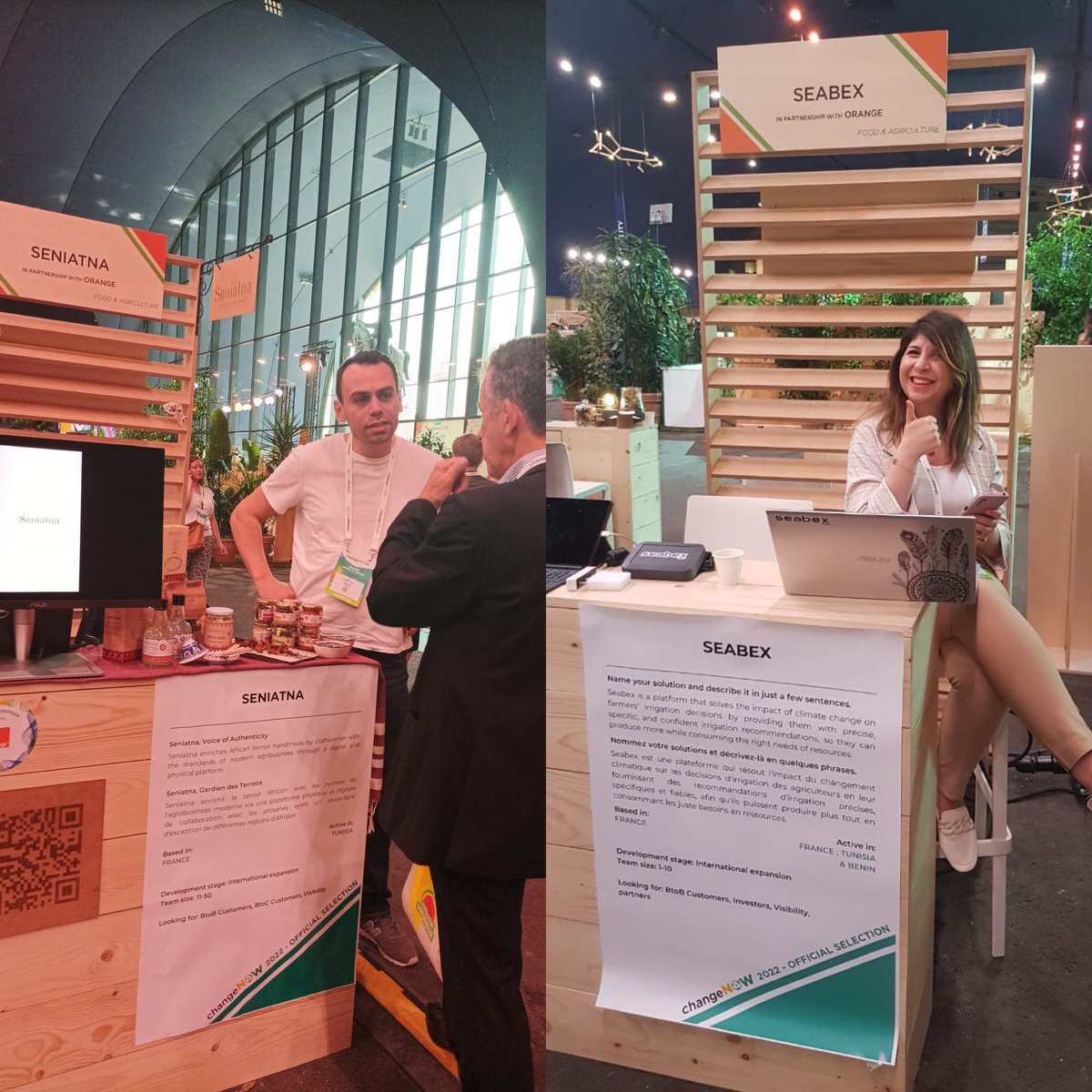 afefboulares's tweet photo. #orangefabtn appui les
startups 🇹🇳 et leur offre l'opportunité de participer au salon international #changenow22 #paris afin de promouvoir leurs solutions innovantes #limitless_opportunities
#orangefabtn #seabex
#seniatna #healthyandbnintn
💪❤️😍 https://t.co/kfA7pENkXR