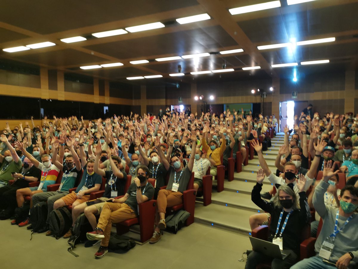 Thomas Graf (@tgraf__) on Twitter photo 2022-05-19 13:40:26 First ever KubeCon Cilium project session in a fully packed room. The @CloudNativeFdn community is incredibly welcoming. First ever KubeCon Cilium project session in a fully packed room. The @CloudNativeFdn community is incredibly welcoming.