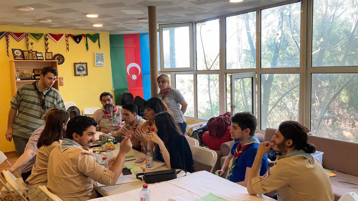 Gənclər və İdman Nazirliyi (@officialmys) on Twitter photo Dünya Skaut Bürosunun Avrasiya regionunun Dəstək Mərkəzinin maliyyə dəstəyi ilə Azərbaycan Skautlar Assosiasiyasının baş ofisində təşkilatın idarəetməsi üçün təlimlər baş tutub.
#Gənclərİdman #AzərbaycanGəncləri
<a href="/scoutsofaz/">Scouts of Azerbaijan</a> Dünya Skaut Bürosunun Avrasiya regionunun Dəstək Mərkəzinin maliyyə dəstəyi ilə Azərbaycan Skautlar Assosiasiyasının baş ofisində təşkilatın idarəetməsi üçün təlimlər baş tutub.
#Gənclərİdman #AzərbaycanGəncləri
<a href="/scoutsofaz/">Scouts of Azerbaijan</a>