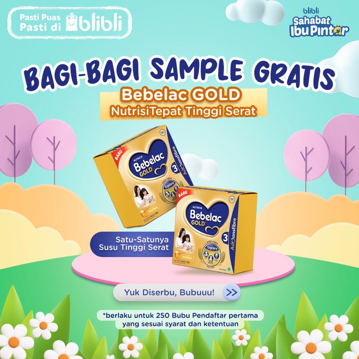 bliblidotcom's tweet photo. Selamat: @nawaitu_! DM yuuuk.
Btw, ada yang mau sample susu gratisss? Klik: https://t.co/YZCqeuhCdL buat caranya!!
#BlogBlibliFriends https://t.co/kcBMS1rNG6