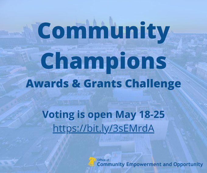 Want to support grassroots organizations working to address issues like poverty, gun violence, and housing insecurity? Vote in our Community Champions Awards &amp; Grants Challenge. The top groups will receive $20,000. 

Voting is open May 18-25➡️communitychampions.awardsplatform.com/entry/vote/VEG…