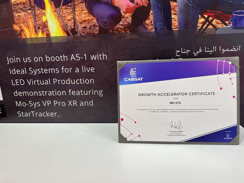 mo_sysLab's tweet image. That's a wrap for #CABSAT2022! It was great catching up with clients and industry colleagues in the region. Thanks to our partners @Ideal_sys and @Alfalite but also @TFSUK for having us on the GREAT Britain and NI Pavilion. Until next year! @CABSAT #StarTracker #VPProXR #VP