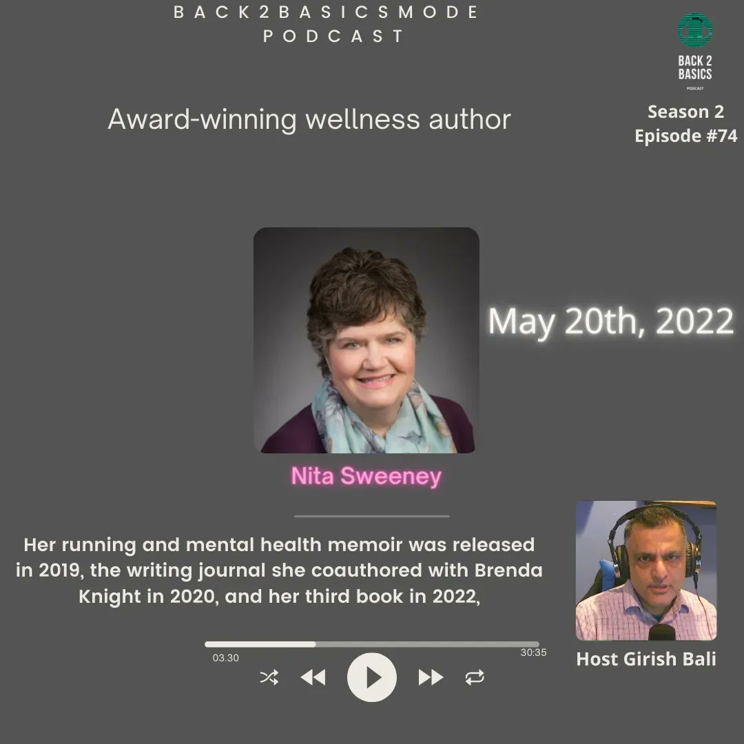 back2basicsmode's tweet photo. Here is an episode that is getting released tomorrow about Depression Hates a Moving Target with @NitaSweeney
#back2basicsmode #depression #marathon https://t.co/Ru7IqbdpKo