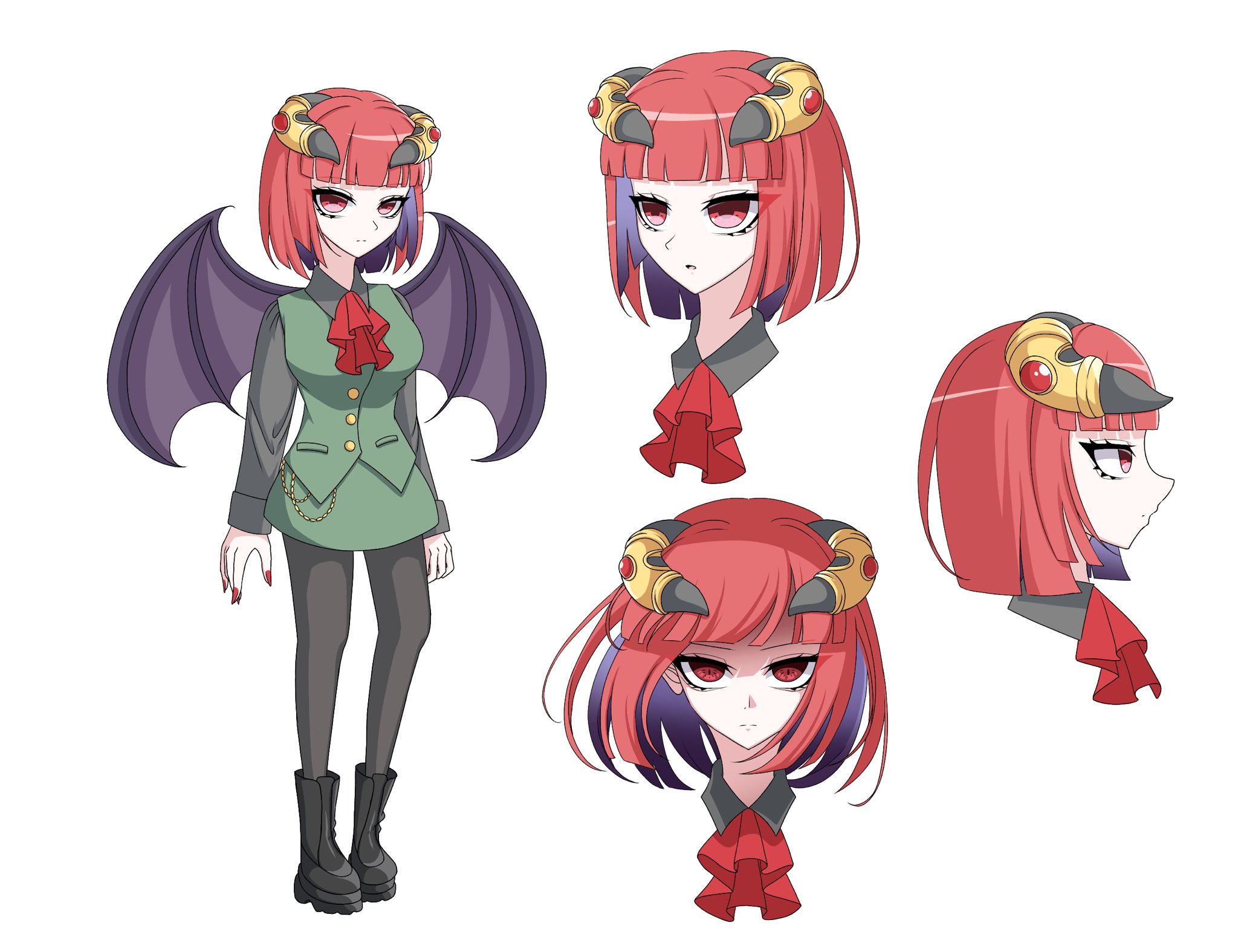 あおいー アニメのキャラ設定画風悪魔ﾁｬﾝ ゆっくり育てていってね ゆく育 T Co Nqij78xitx Twitter