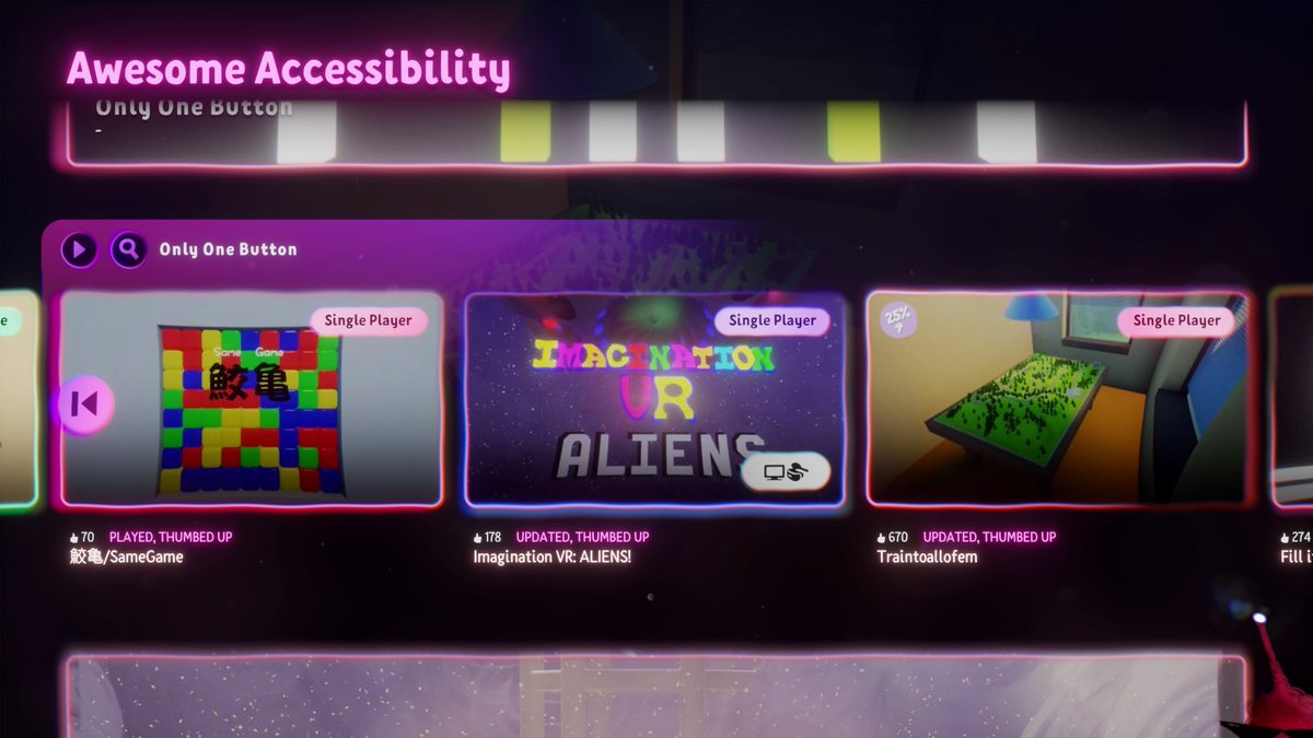 mediamolecule's tweet photo. Today is Global Accessibility Awareness Day #GAAD! 

Let's take a moment to celebrate accessibility &amp; how we can do better to remove barriers so that all gamers can enjoy games! 

Find out how to make your creations more accessible 👇

https://t.co/w5LCr1Ewhs

#MadeInDreams https://t.co/OHoEnbv6gU