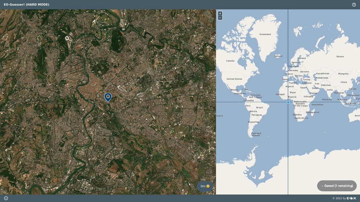 eox_a's tweet photo. Another day another location at #EOguesser! Can you guess where? Test your #map #skills or try your #luck everyday! 🛰️🗺️📍#EO #satellite #map #guess #game #remotesensing #OSM https://t.co/sScj1j6ZV6 https://t.co/1W1csloQFk