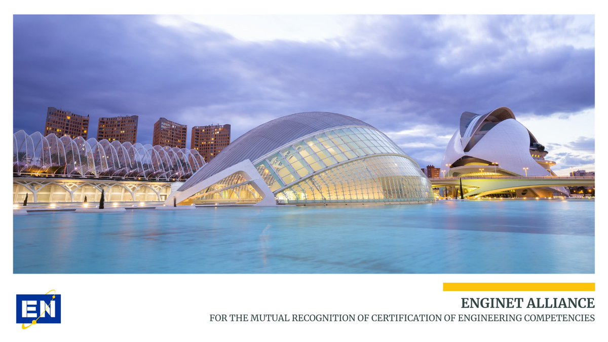 EnginetAlliance's tweet photo. #europeanengineering enlightens the spark for creative minds.

The union between engineering and art coexist in a perfect symbiosis. Constructions such as the Ciutat de les Arts in Valencia are a clear example of how engineering can enhance art, and vice versa. https://t.co/ZTBIRRHWb6