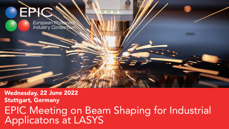 👋🏼Going to @LASYS_TradeFair? Then join the EPIC Meeting on Beam Shaping for Industrial Applications that we will be celebrating on 22 June. With speakers from <a href="/CAILabs/">Cailabs</a> <a href="/Qiova_SAS/">Qiova_SAS</a> <a href="/RWTH/">RWTH Aachen</a> <a href="/nLightPhotonics/">nLight</a> @optoprim

🔅Supported by <a href="/HamamatsuPhoton/">Hamamatsu</a> <a href="/pulsateeu/">PULSATE</a> <a href="/LAMpASeuH2020/">LAMpAS</a>