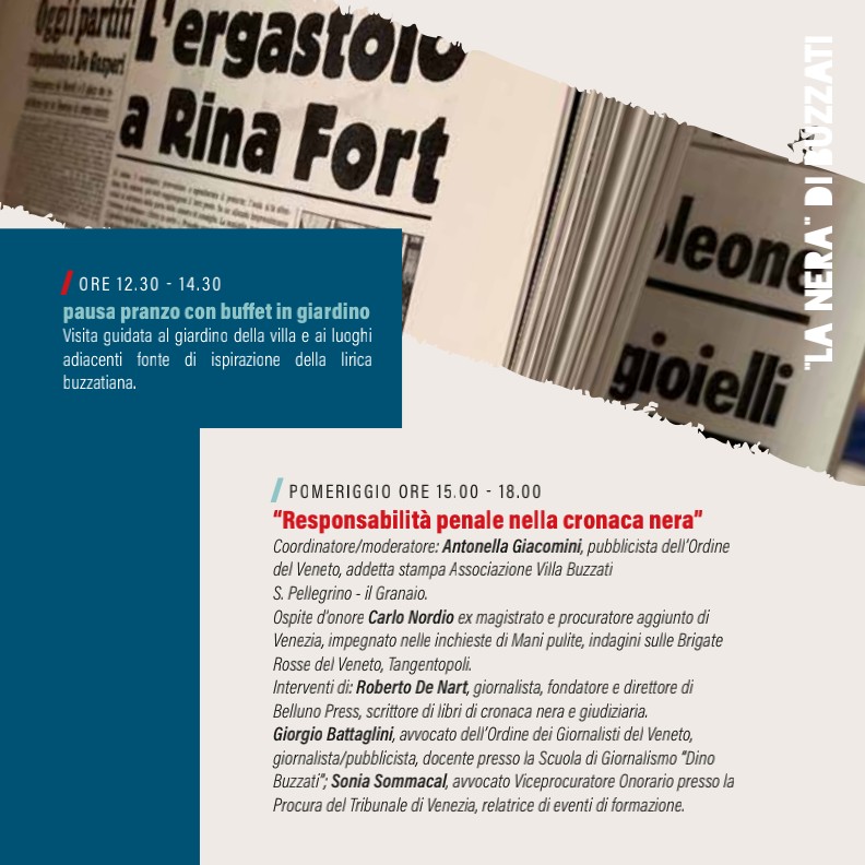 BuzzatiQuotes's tweet photo. « Buzz@ti/AMO »
A Villa #Buzzati di San Pellegrino - Belluno.
Il programma del 20-21 maggio (dedicato alla "cronaca nera") e del 22 maggio (giorno di Santa Rita: dove trascorrerlo se non nella Valmorel dei "miracoli"?).
https://t.co/t3wJuyuAQD
https://t.co/MuXiZtzFcp https://t.co/gmYszpfN3M