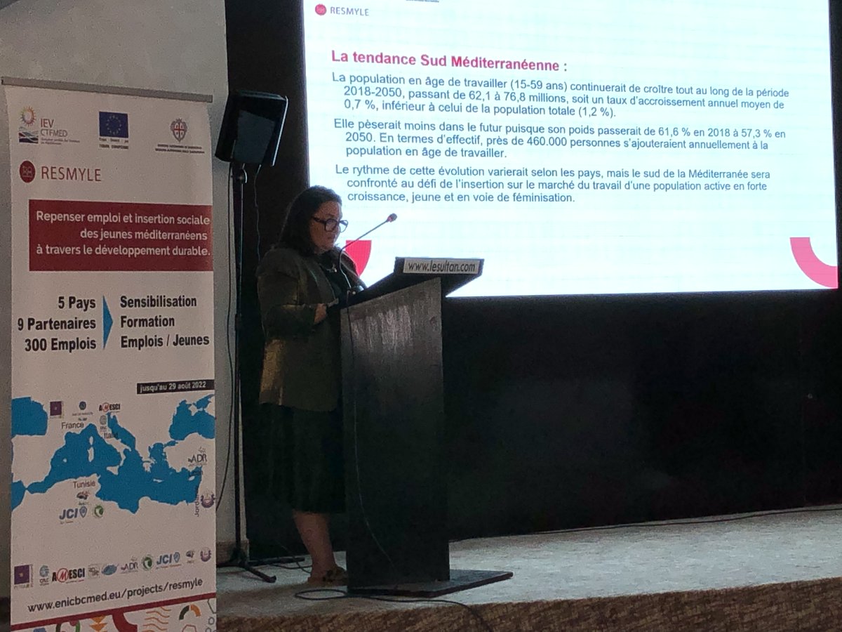 RESMYLE's tweet image. Stakeholder conference Day 1, &quot;85% of jobs that will exist in 2030 haven&apos;t been invented yet&quot; (IFTF). #RESMYLE&apos;s challenge is to help vocational training providers change quickly to provide training for sustainable development &amp;amp; green jobs of tomorrow!
#Youth 
@ENICBCmed
 #GOMED