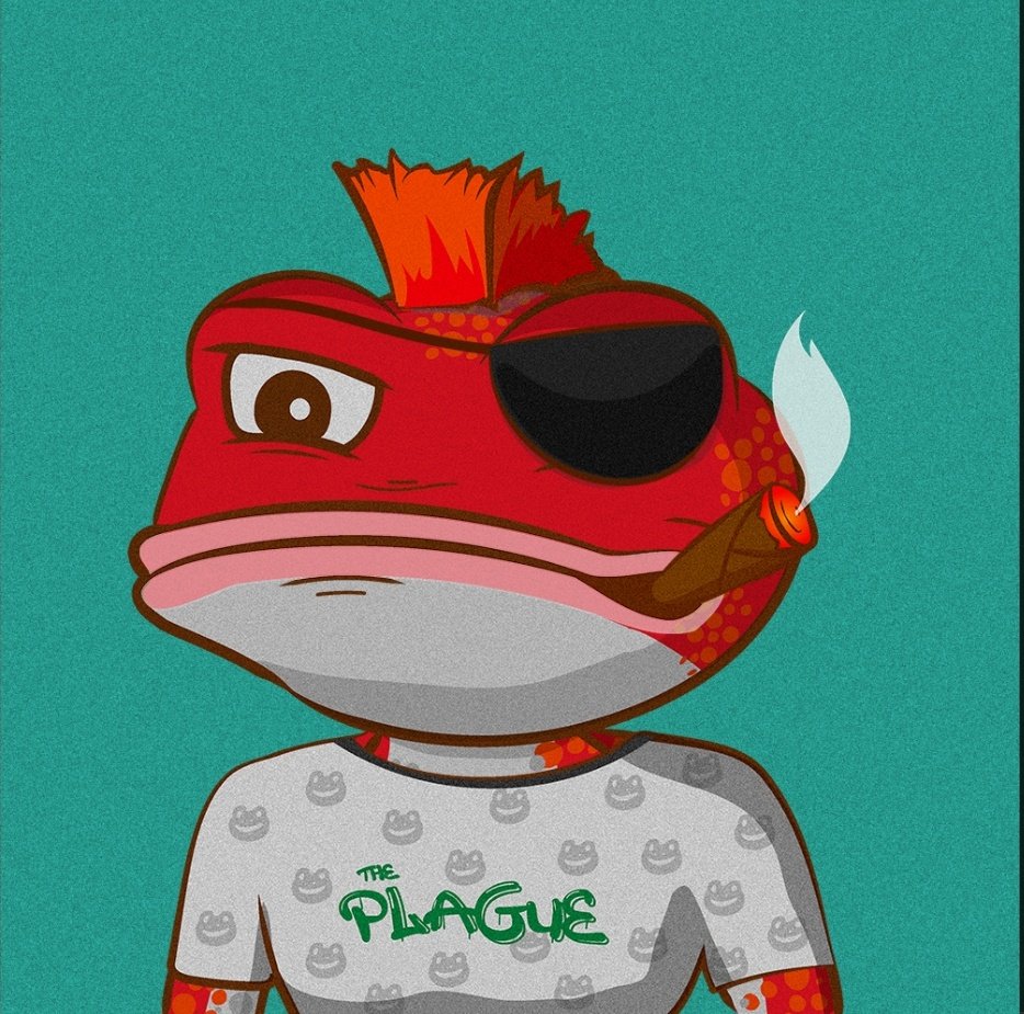 Ayomido6's tweet photo. Frogs 🐸 @ThePlagueNFT morning roll call reply with your frog 🐸 I go first,
Remember to follow all frogs in the comments section 🐸 please follow all frogs our commander and captain @A_Pons_Asinorum would also follow as many as possible let's get this done 🐸🐸🐸🐸 f https://t.co/U3nb6HzHiL