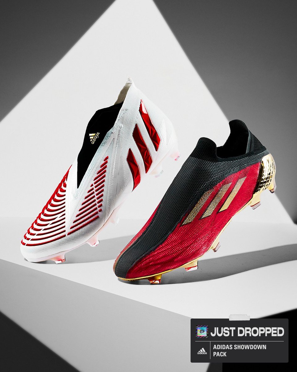 Available NOW at Pro:Direct Rugby 🏆 The adidas Showdown Pack drops in Predator &amp; X editions 📲 Shop the full collection in the rugby's largest Bootroom 🛒

🛒➡️ bit.ly/3LncDjv

#ProDirect #adidasRugby