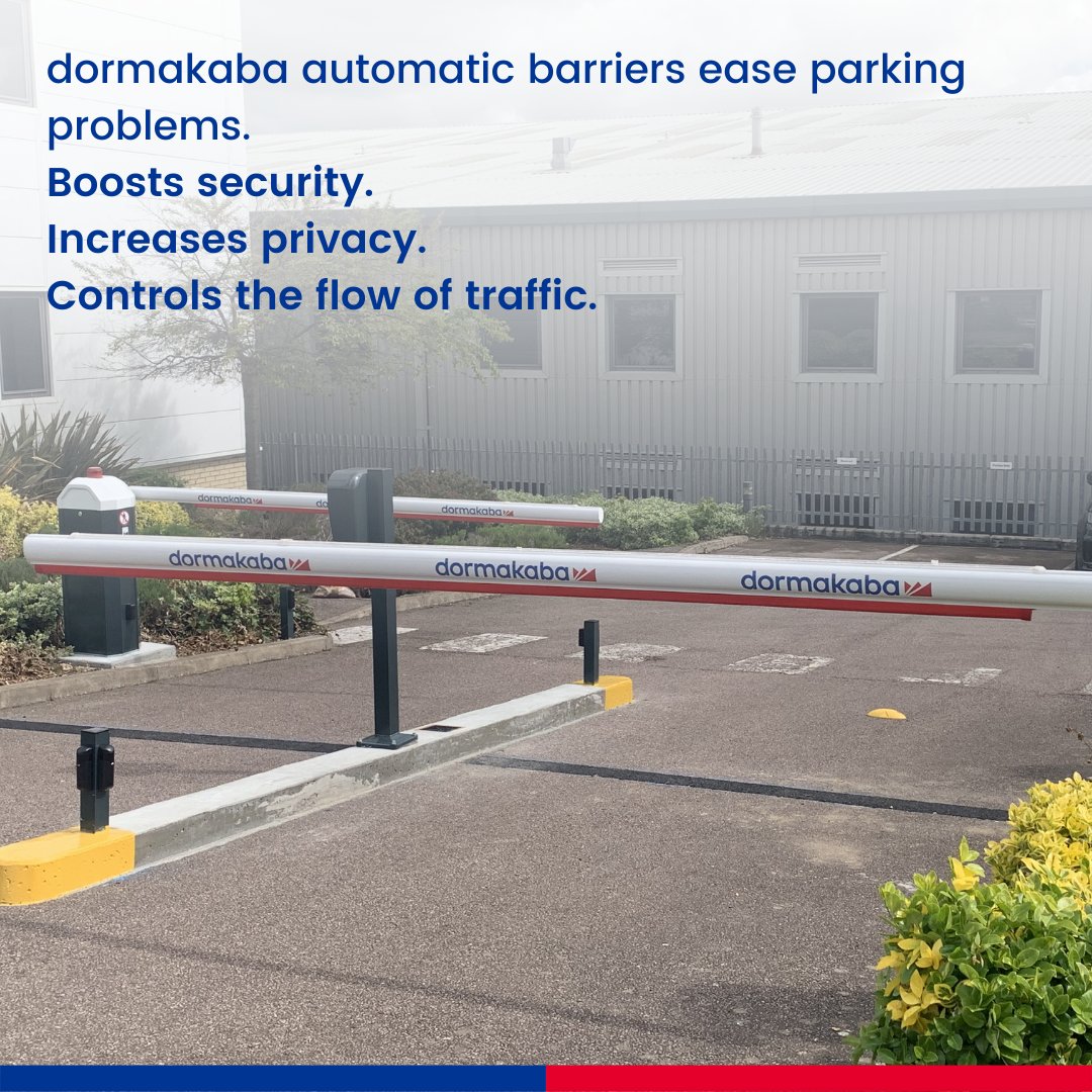 dormakaba_UKI's tweet photo. Securely managing carparks has never been easier with dormakabas #automaticbarriers.
We utilise the latest technology for smooth operation and longevity.
Visit the dormakaba website to learn more about the gates and barriers we have on offer.
https://t.co/pOLybOiStY https://t.co/AYqKP30tdU