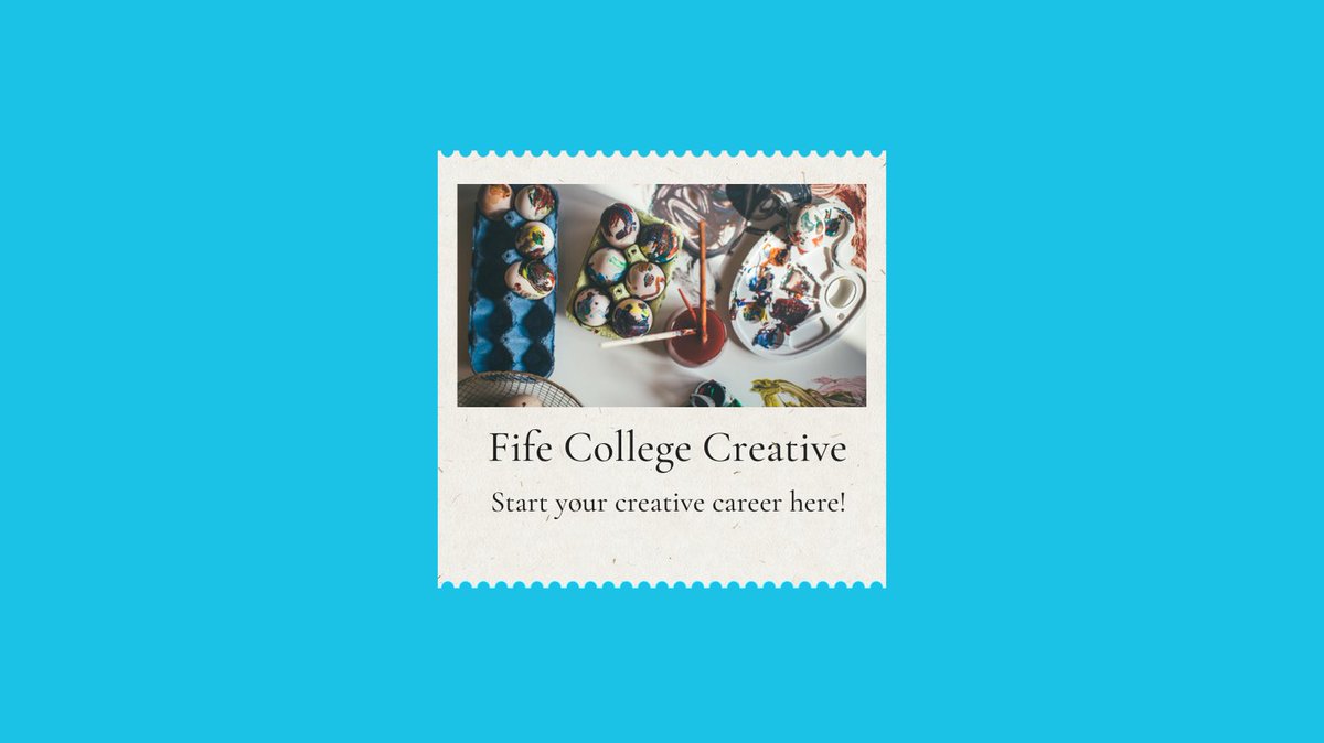 fifecreative1's tweet photo. Applications are now open for all Fife College creative subjects for 2022/23!

https://t.co/FXclAH0ken

#fifecollegecreative #nowrongpath https://t.co/d4VYQtXNqu