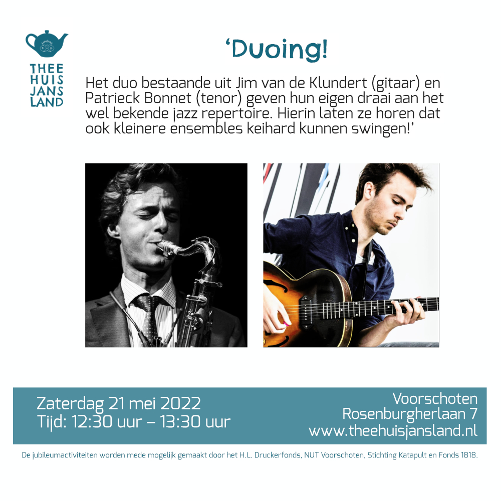 A.s. zaterdag wordt het weer mooi weer en wordt het ook dubbel genieten op ons terras