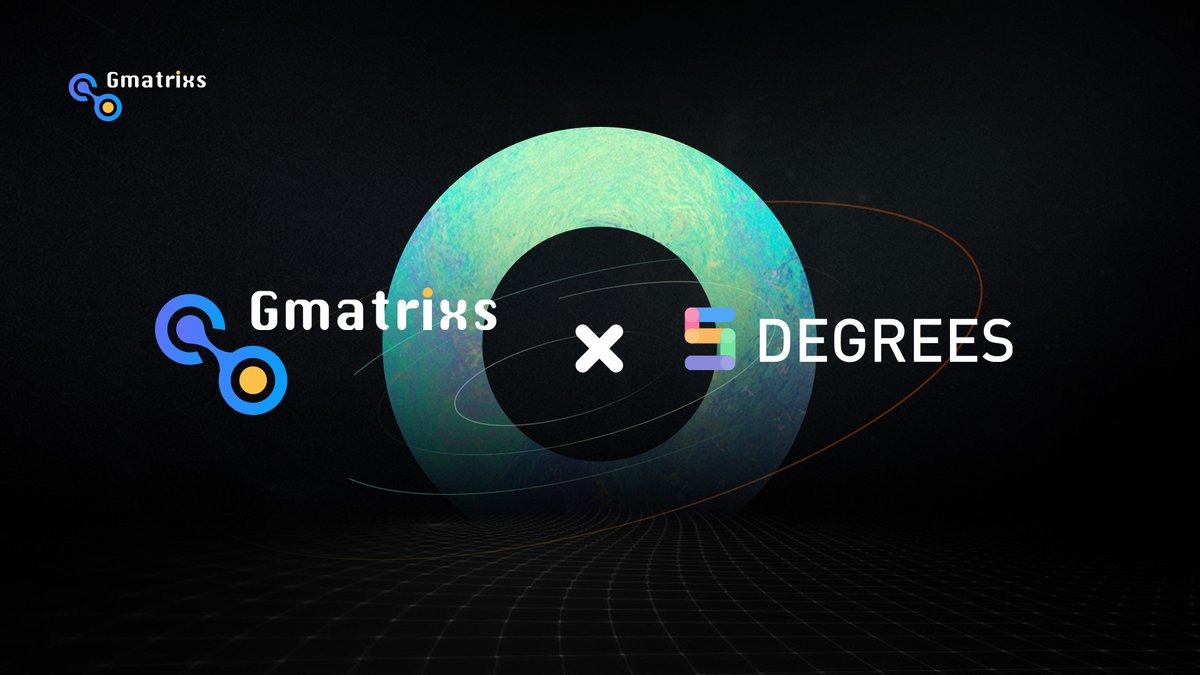 Gmatrixs1's tweet photo. 💎 We at #Gmatrixs are excited to officially partner with @5Degrees_ 🙌🏻

📱 5Degrees is a protocol for a decentralized social network, helping people to explore Web3.0 easily 👨‍💻

✨Looking forward to accomplishing many goals and milestones in #web3 together!🌟

#Metaverse #GameFi https://t.co/iCy0NlYiA8