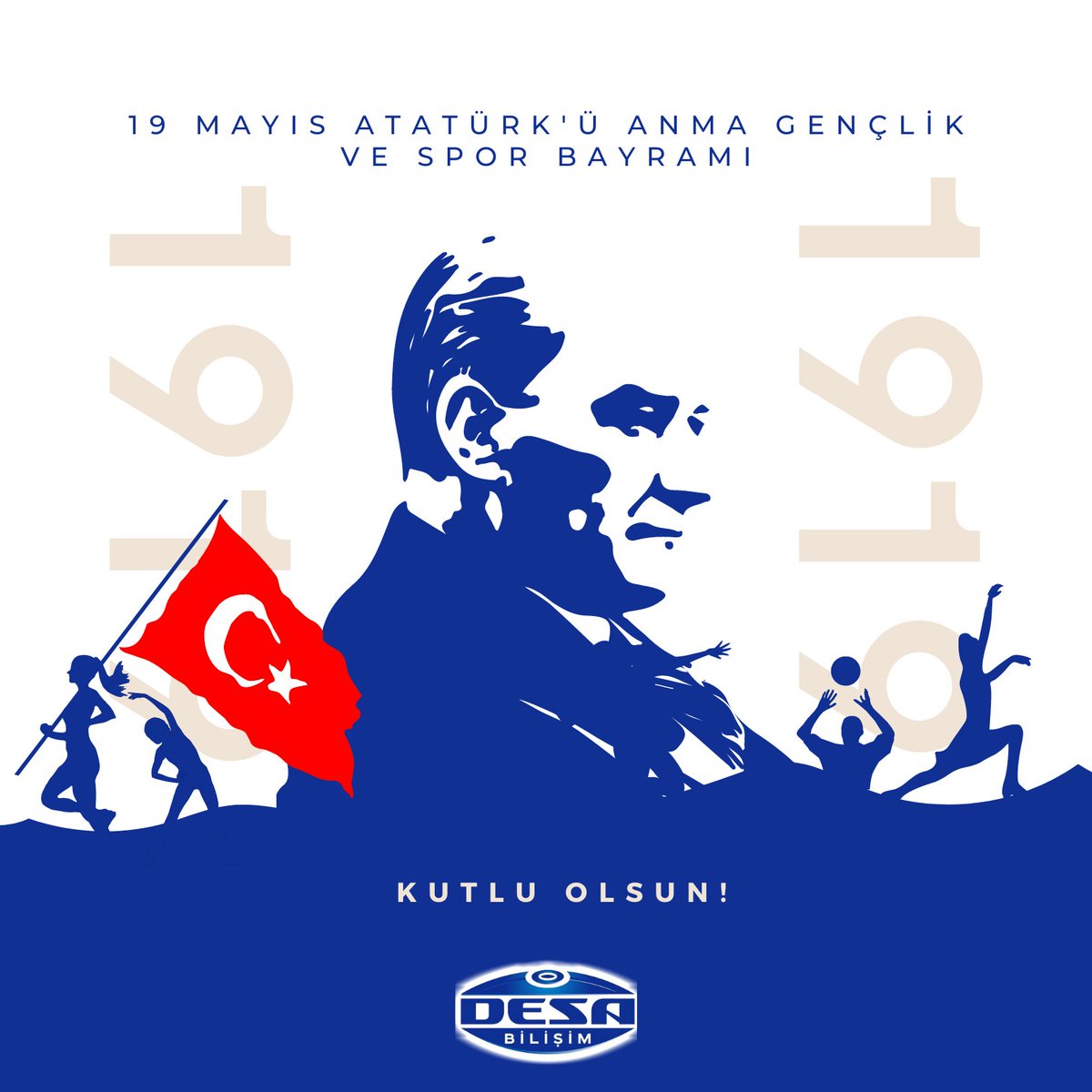 desabilisim's tweet photo. O gün bir yol göründü, istiklale giden. Bir yol çizildi, bugün yürümen için. Atatürk’ten armağan #BuBayramSenin #19mayıs1919 

Her adımınla gurur da umut da başarı da sensin.

🇹🇷19 Mayıs Atatürk’ü Anma, Gençlik ve Spor Bayramımız Kutlu Olsun! https://t.co/0b5J64jRvk