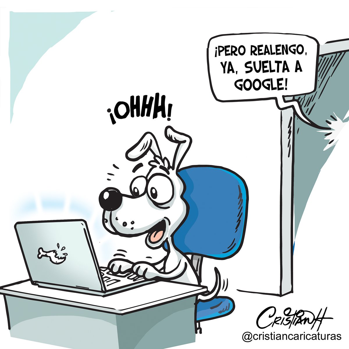 Cristian Hernández on Twitter: "Mi caricatura de hoy en @ElDia_do . . . .  #Google #Tbt #Leonel #abinader #criscaricaturas #realengocaricatura  https://t.co/6saPr4Gqg1" / Twitter