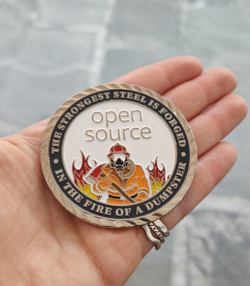 knelson92's tweet photo. Thank you #stackerfam and the #beastfromtheeast for blessing me with our awesome #snowpenstack #ptg and giving me a story good enough to trade to @spotfoss for one of these bad boys! #weareopenstack #weareopeninfra #KubeConEU @OpenStack https://t.co/x7a8lZsHr5