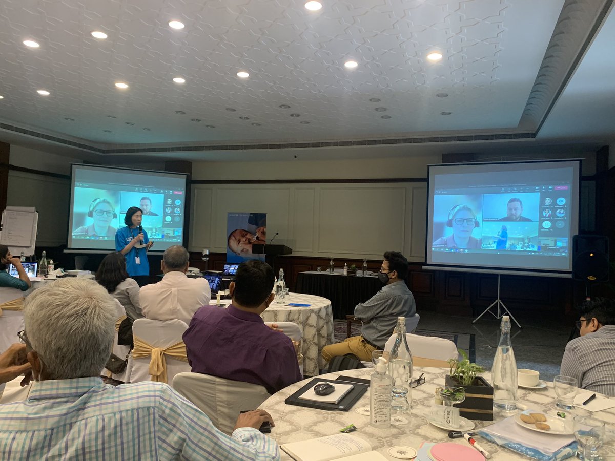 AtishayMathur's tweet image. #SolrunEngilbertsdottir @UNICEFSocPolicy and #DominicRichardson @UNICEFInnocenti join us at the Network Meeting bringing a global #BirdsEye view of the Social Policy+Protection #evidence agenda @hyunheeban @maaikebijker1