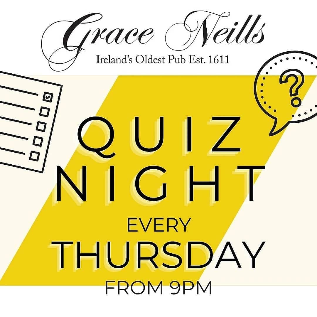 Speedquizzingni's tweet image. 📲 Thursday night Speedquizzing with Annabelle 
📍 Grace Neills, Irelands Oldest Pub Est. 1611  
🕗 Quiz starts 9pm 
🏆 Prizes for the top teams 
#SpeedQuizzing #speedquizzingni #speedquizzinguk #speedquizzing #pubquiz #pubquiznight