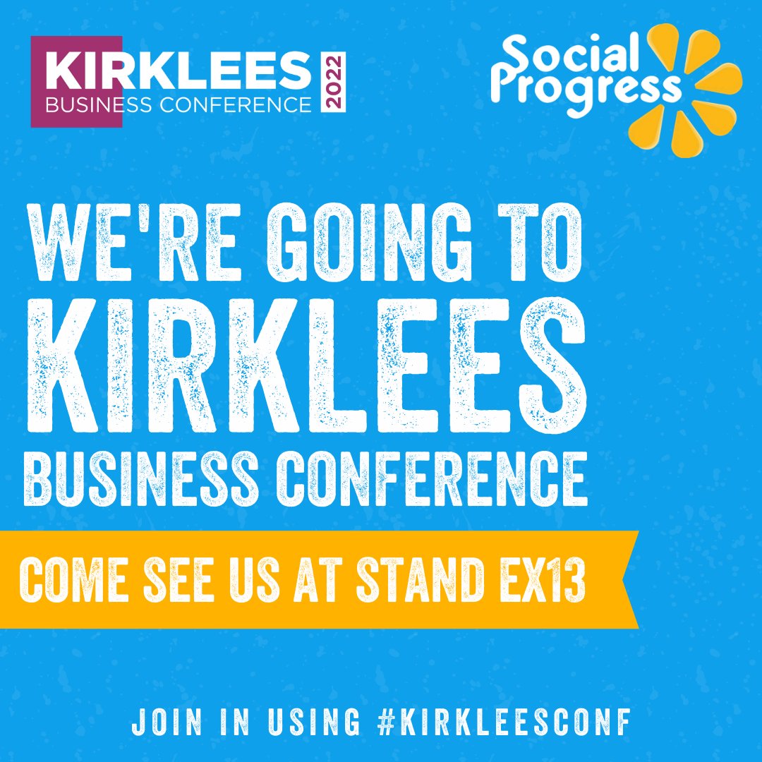 SocialProgress's tweet photo. πTODAY! Kirklees Business Conference 2022π
Our very own @SoProAlex, @SoProSophie, @SoProAbbie & @SoProJo will all be at @johnsmithstadia attending #KirkleesConf on behalf of Social Progress, so if you're around be sure to come & see us at stand EX13 for a #SoProHigh5! π https://t.co/1acxvvhZva
