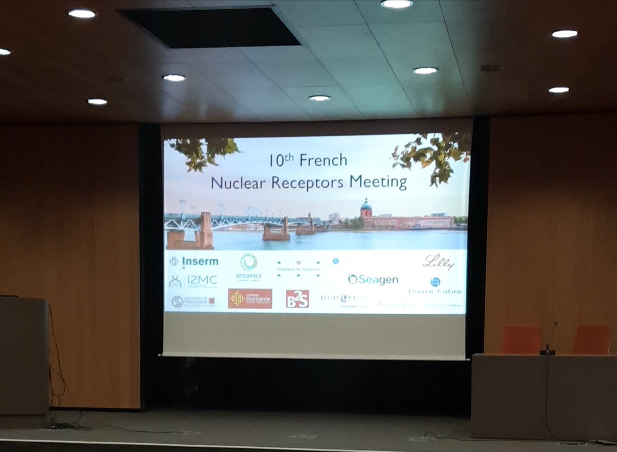 Let's go for 2 days full of #NuclearReceptors talks, organized by the <a href="/I2mcT/">I2MC-Toulouse</a> Enfant/Gourdy team 😄