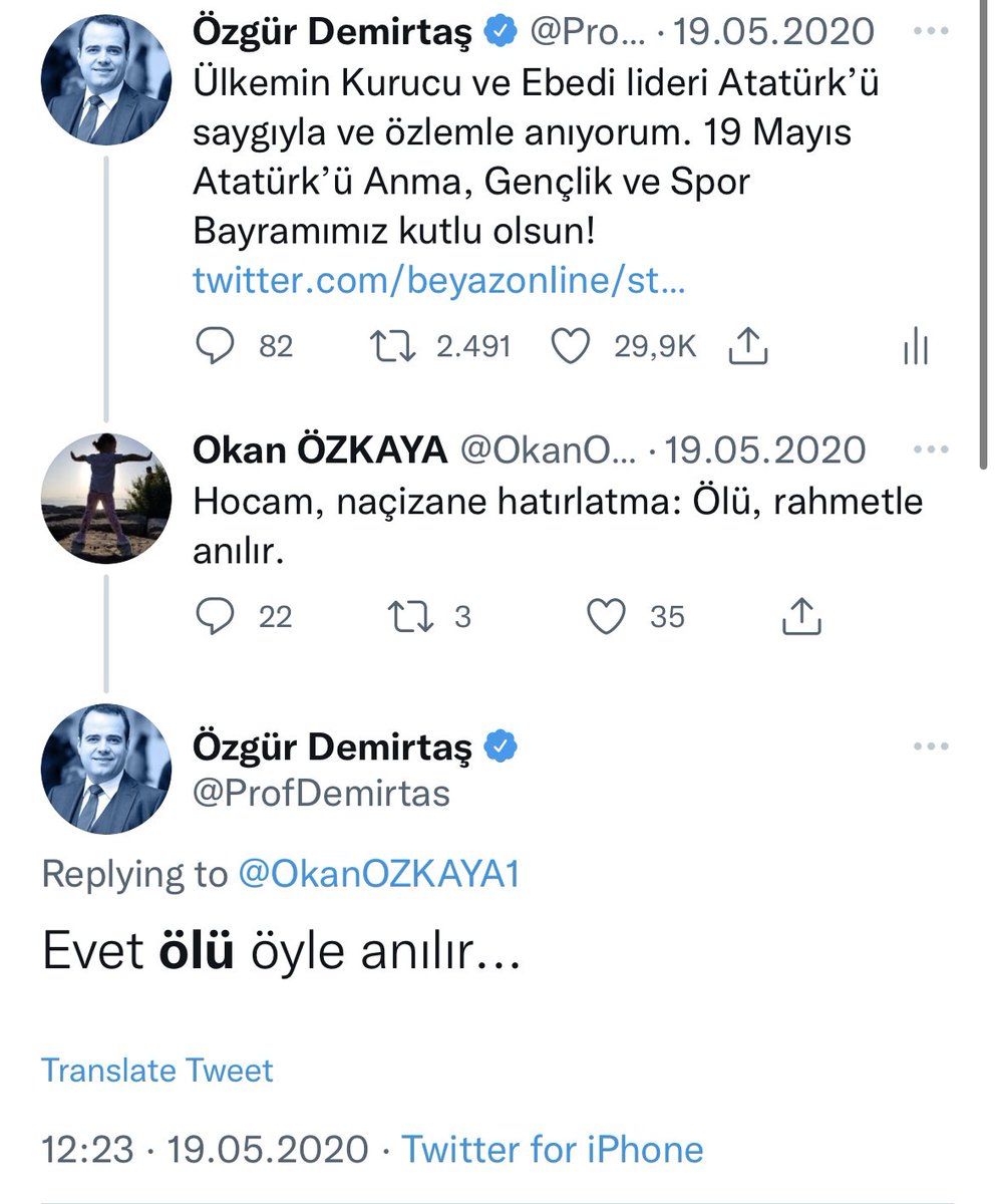 Özgür Demirtaş (@profdemirtas) on Twitter photo 