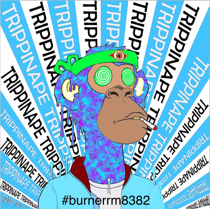 SmokeeBiggie's tweet image. We can’t STOP and we WONT STOP ! LONG LIVE THE TRIBE ! @trippinapes I see you, do you see me ? @KulbikC @fenrusgmi @JPEGASUS69 #TrippinApeNFT #APE #doyouseemenow I’m staying grinding for this community!