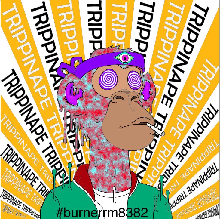 SmokeeBiggie's tweet image. We can’t STOP and we WONT STOP ! LONG LIVE THE TRIBE ! @trippinapes I see you, do you see me ? @KulbikC @fenrusgmi @JPEGASUS69 #TrippinApeNFT #APE #doyouseemenow I’m staying grinding for this community!