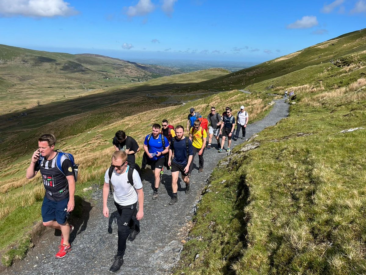 PortBFS's tweet photo. Good luck to all of the team who are taking part in the Leonard Curtis Peaks Challenge at Snowdon!

@andrew_rumsey @StewGoldsmith @Dave_Tovey20 https://t.co/wb638suv9M