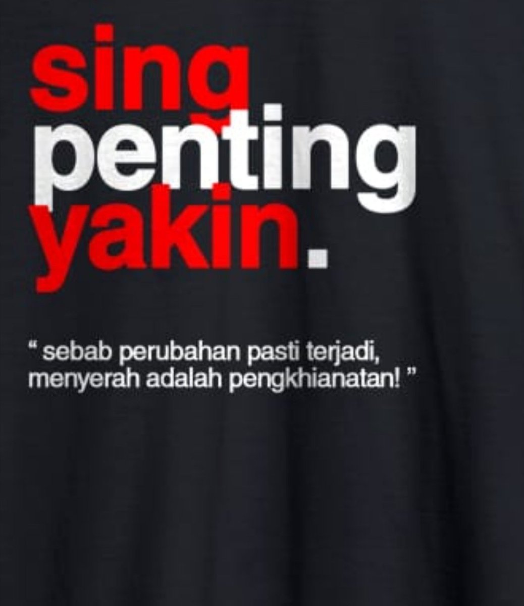 #SingPentingYakin