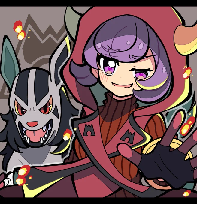 カガリ&グラエナ
(Courtney &amp; Mightyena) - Pokémon
……♪
#ポケモンイラスト 