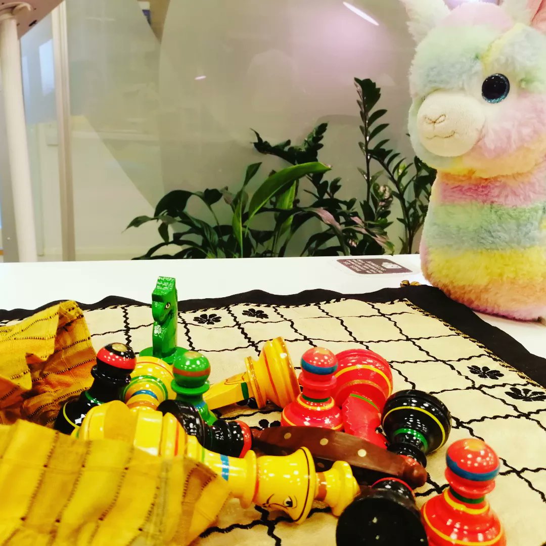 oasis_tuni's tweet photo. Our furry friends are excited about a new donation! Professor Souvik Mukherjee donated two board games to OASIS: Bagh-Chal and Chaturanga. Both are available to play at OASIS right now! #boardgames #baghchal #chaturanga #oasistuni #tampereuniversity https://t.co/IjvchQ5fFL