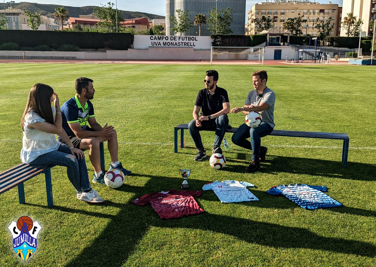 JumillaACF's tweet photo. 🎥⚽️ Esta noche somos los invitados del programa La Prórroga de TeleJumilla, para hacer balance de esta temporada y empezar a contar cositas de la próxima.

🤝 Gracias a TeleJumilla por la invitación y por la cobertura y difusión de nuestros equipos durante toda la temporada. https://t.co/iMgN4x3Ywl