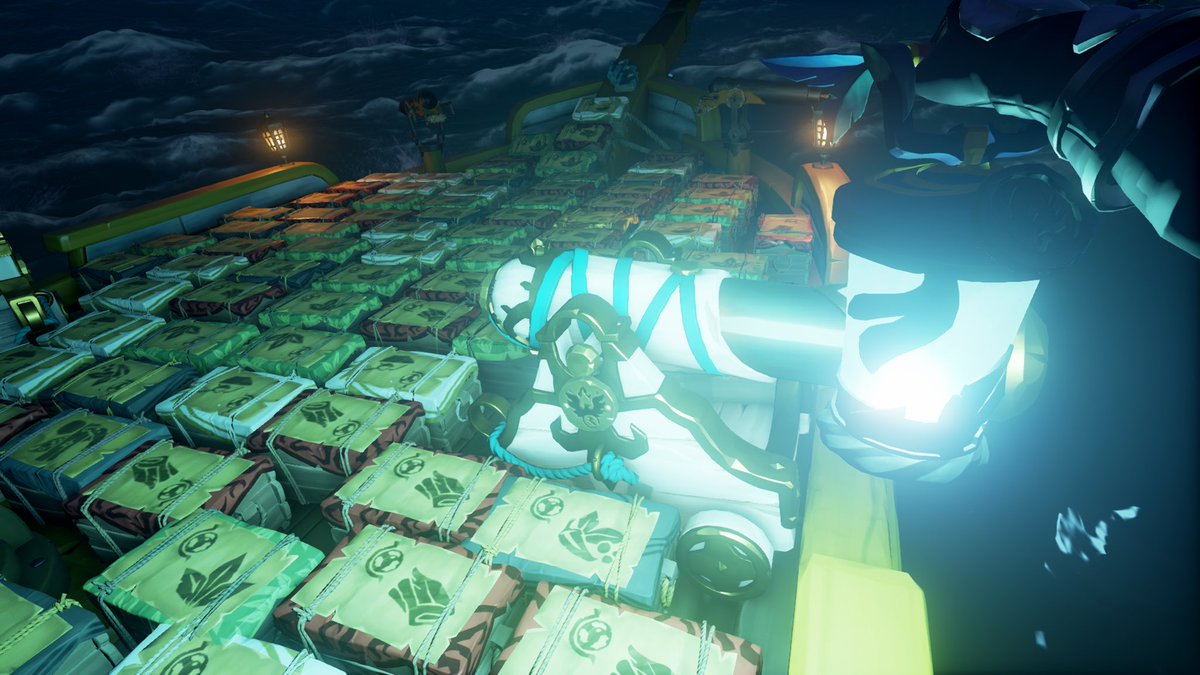 LukeVonDoom's tweet photo. Heard a while back that the residents of golden sands were planning to rebuild so to help get them started I decided to stop by and drop off some much needed supplies to help them with the reconstruction. 🍻

@SeaOfThieves @RareLtd #SoTShot #BeMorePirate #SeaOfThieves https://t.co/UBOHbyLDrE