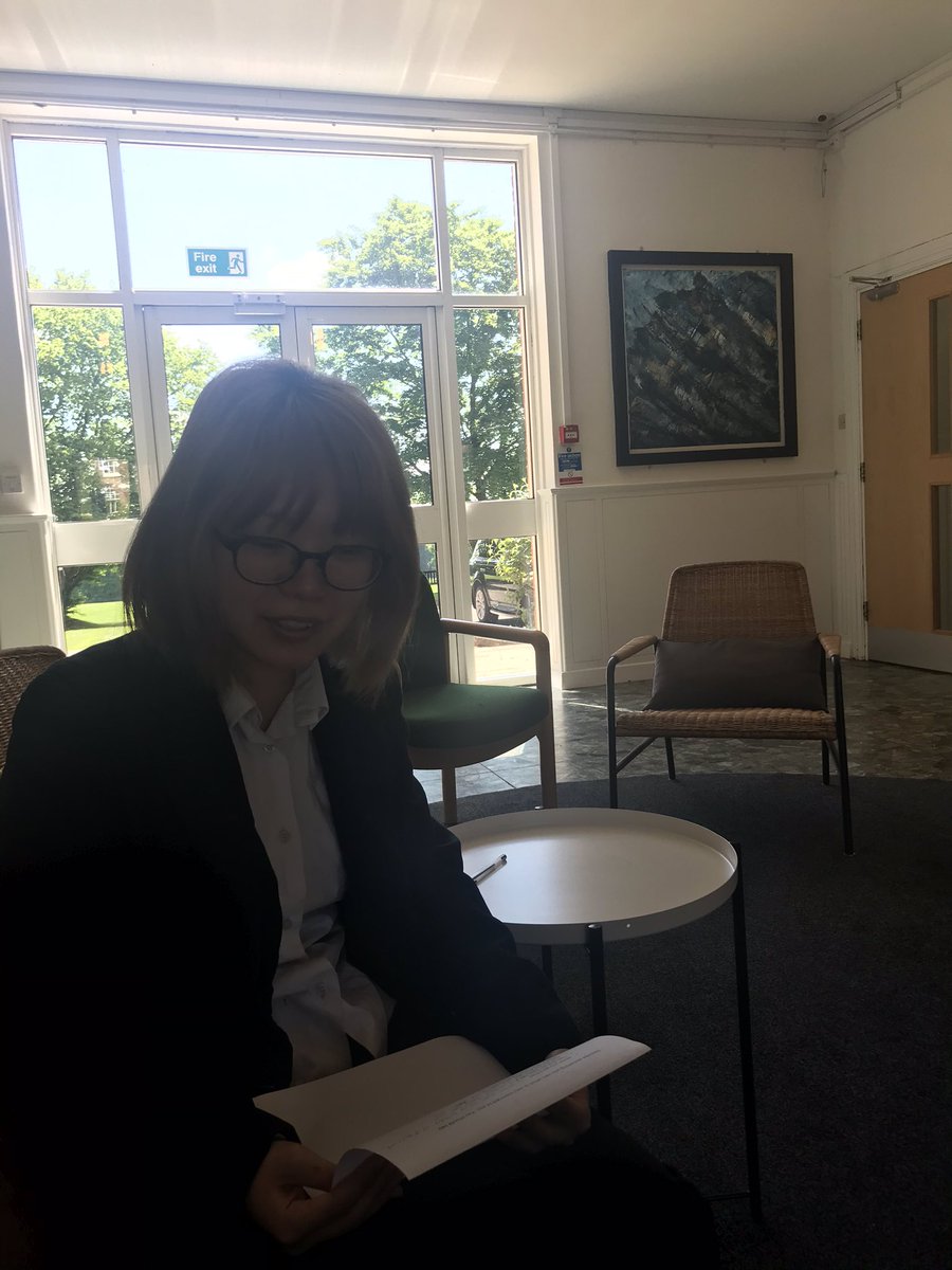 OratoryEAL's tweet photo. Speaking practice downstairs today, a beautiful view for calm and inspiration! #OratoryConfidence https://t.co/jTQVqKQbBv