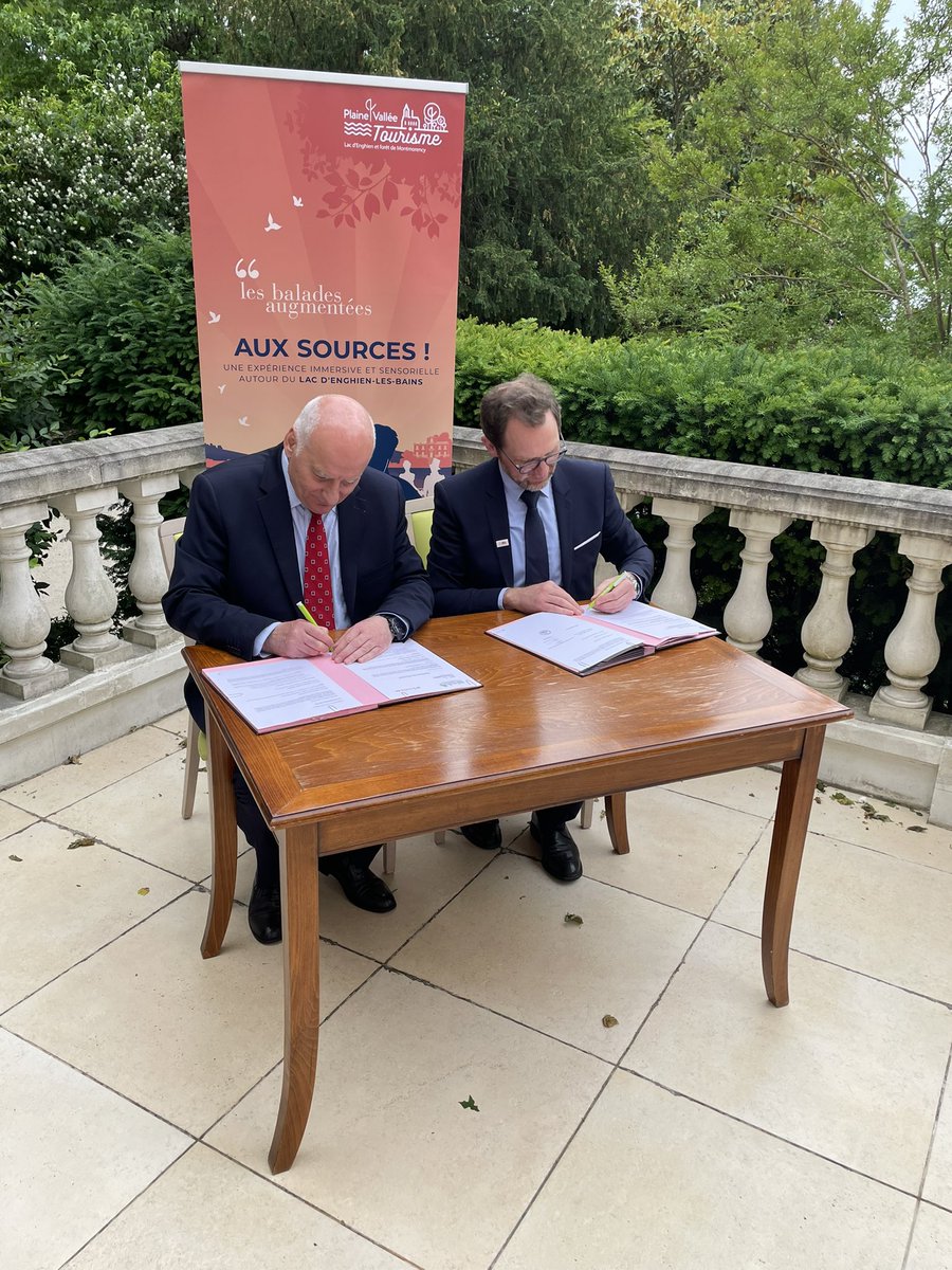La ligne H est heureuse de signer une convention de partenariat avec l’office de tourisme de Plaine Vallée 🚉🤝🏼
<a href="/valdoise/">Département du Val d'Oise</a> <a href="/EnghienlesBains/">Enghien-les-Bains</a> <a href="/IDFmobilites/">IDF Mobilités</a> <a href="/PlaineVallee/">Developpement Economique Plaine Vallée</a> <a href="/ZeldaCrambert/">Zelda</a> <a href="/SGourgouillat/">Séb Gourgouillat</a> @marionbrossard