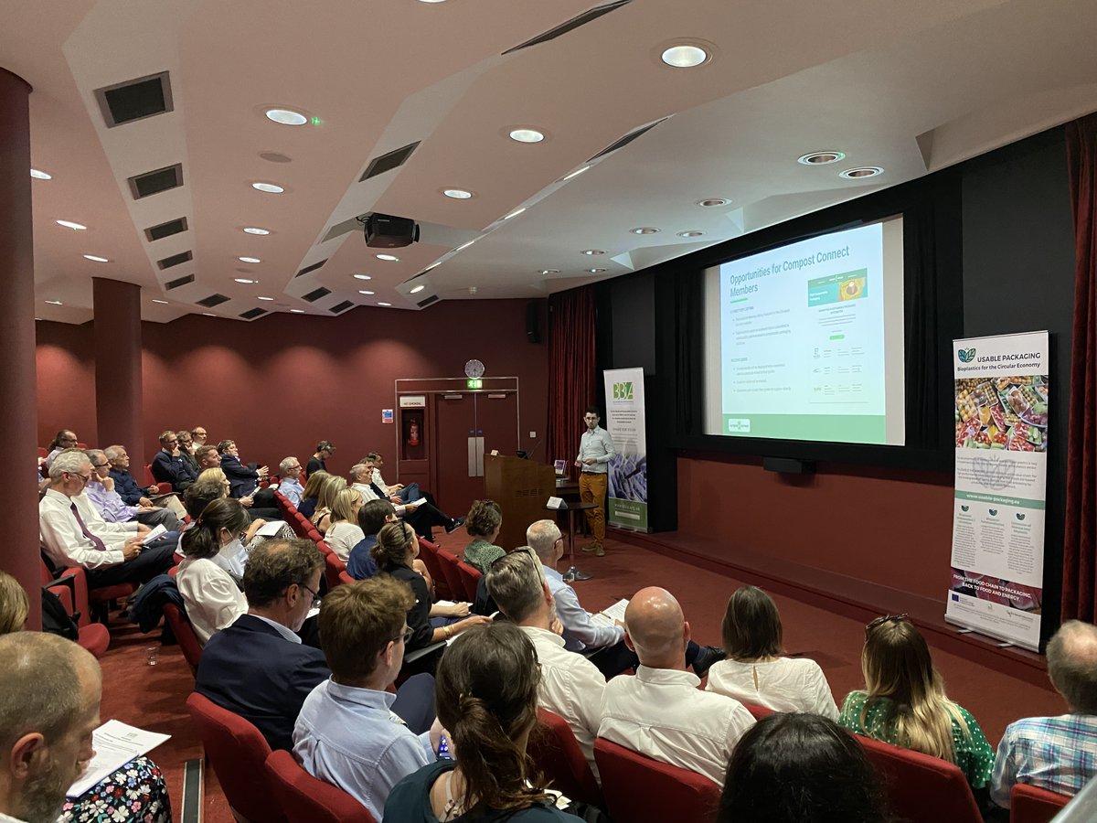 Great exposure for <a href="/Uspackproject/">Usable Packaging</a> at the <a href="/bbia_uk/">BBIA</a> annual conference in London on Tuesday #bioplastics #biodegradable #compostable