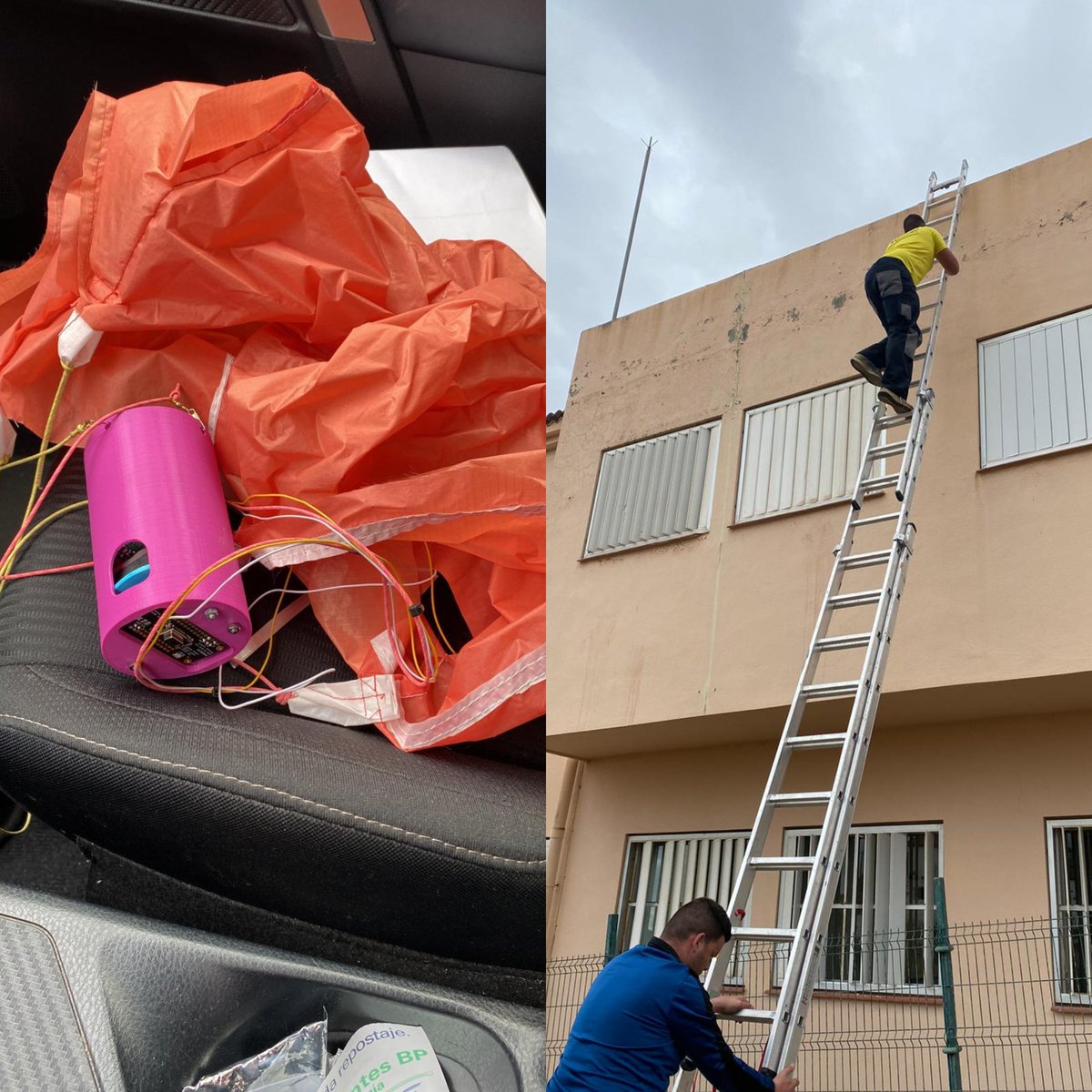 Ya recuperamos el CanSat💪🏽