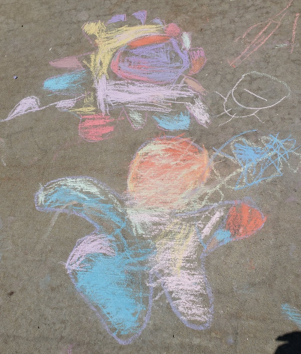 ErvingY5's tweet photo. On school sidewalks across America there are indicators that it is SPRING! https://t.co/egW5mVLW8x