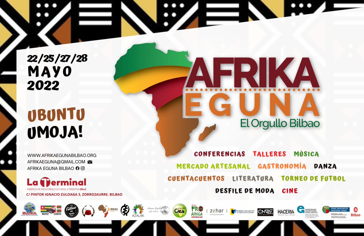 GPA_Grupo's tweet photo. ¡El Día y la Semana de África 2022 llegan a BIZKAIA! ¡Atent@s a todos los eventos! https://t.co/VD48KC1zns