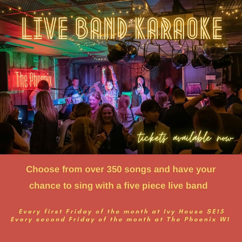 LBKPeckham's tweet photo. Live Band Karaoke 🎤 it’s time, join us on stage and pick from over 350 songs! This is your time to shine! 🎉💫 https://t.co/H1PEiC3v4X https://t.co/kNFb7CELCV